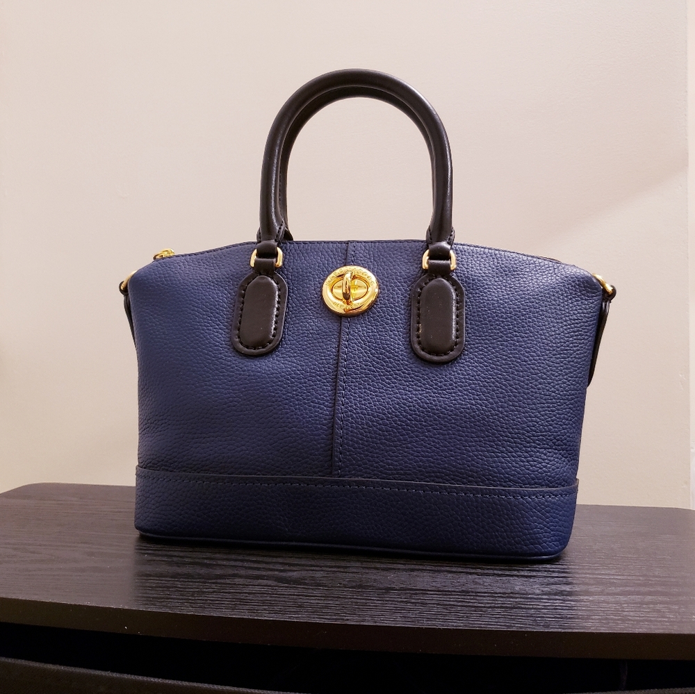 Marc Jacobs Turn-lock Leather Duffel Satchel